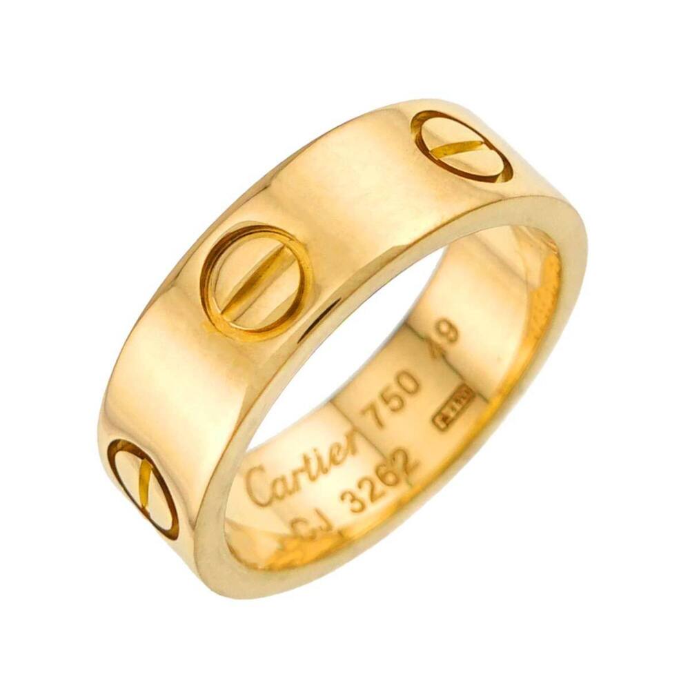 Cartier Love Ring #49, 18K YG Yellow Gold 750.